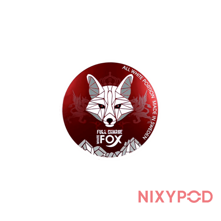 White fox, double mint, full charge, all white, Sacchetti di nicotina, Senza tabacco, nicotine pouches in italy, NIXYPOD, nicotine pouches, smettere di fumare. stop smoking, snus in italy.